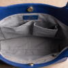 Handmade Navy Blue Leather Hobo Bag - Daylife Leather