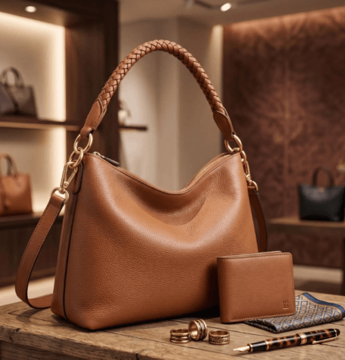 Brown Leather Hobo Bag for Women - Daylife Leather