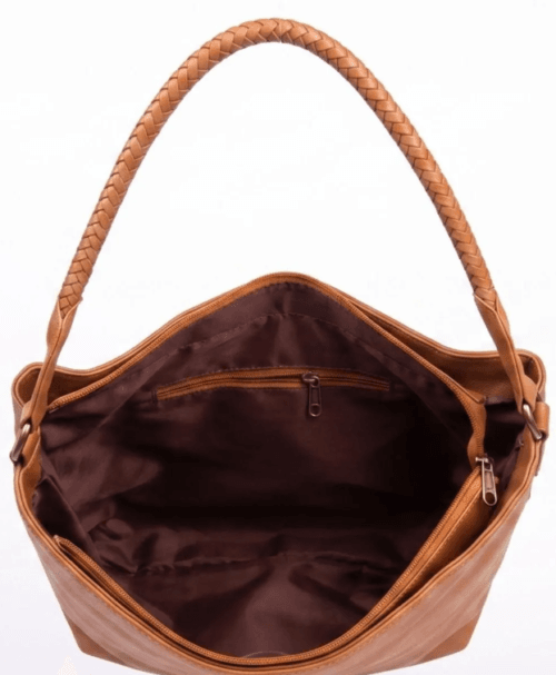 Brown Leather Hobo Bag for Women - Daylife Leather