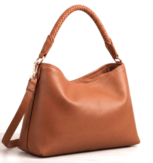 Brown Leather Hobo Bag for Women - Daylife Leather