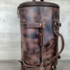 DayLife Leather Vintage Brown Distressed Leather Duffle Bag | Handmade Travel Weekender Bag for Men & Women