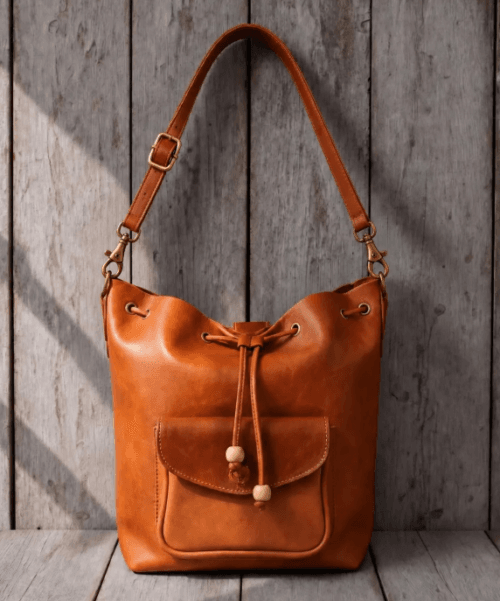 Handcrafted premium genuine leather bag by DayLife Leather available on DayLifeLeather.com