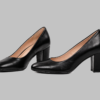 Classic Black Leather Block Heels for Women | Daylife Leather Alt text hamesha short, descriptive aur keyword-rich hona chahiye taaki Google Images ise aaram se samajh sake.