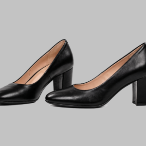 Classic Black Leather Block Heels for Women | Daylife Leather Alt text hamesha short, descriptive aur keyword-rich hona chahiye taaki Google Images ise aaram se samajh sake.