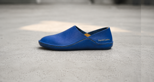 DayLife Leather premium royal blue textured genuine leather slip-on loafers for men with contrast stitching detail. DayLife-Leather-Mens-Royal-Blue-Textured-Leather-Slip-On-Loafers.jpg
