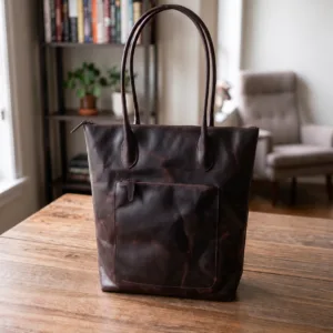 Premium Full Grain Leather Tote Bag for Women | DayLife Leather Premium Full Grain Leather Tote Bag for Women | DayLife Leather