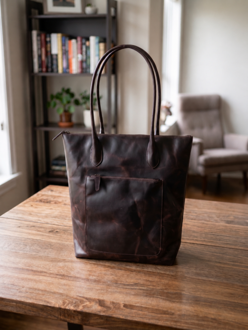 Premium Full Grain Leather Tote Bag for Women | DayLife Leather