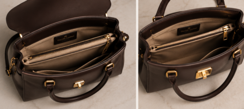 Handmade Brown Leather Tote Purse | Daylife Leather