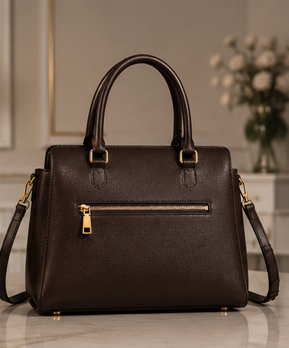 Handmade Brown Leather Tote Purse | Daylife Leather