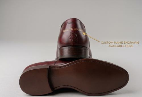Handcrafted Premium Mahogany Leather Oxford Shoes - Daylife Leather