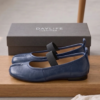 Gemini_Generated_Image_5qszlh5qszlh5qsz Leather Split-Toe Tabi Mary Jane Flat Shoes in Navy Blue | Daylife Leather