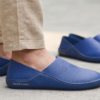 DayLife Leather Blue Slip-On Loafers DayLife-Leather-Mens-Royal-Blue-Textured-Leather-Slip-On-Loafers.jpg