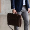 Classic Messenger Bag with Organiser Compartments | Daylife Leather