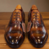 Men's Handmade Brown Leather Oxford Dress Shoes – Premium Genuine Leather Formal Shoes | DayLife Leather