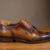 Men's Handmade Brown Leather Oxford Dress Shoes – Premium Genuine Leather Formal Shoes | DayLife Leather