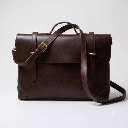 Classic Messenger Bag with Organiser Compartments | Daylife Leather