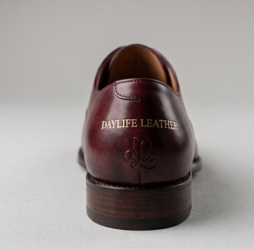 Handcrafted Premium Mahogany Leather Oxford Shoes - Daylife Leather