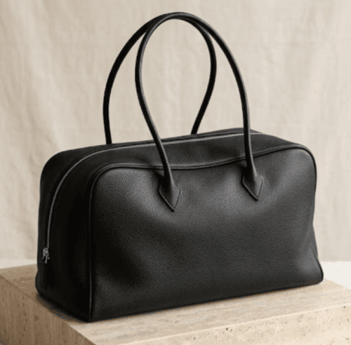 Handcrafted Black Leather Travel Bag – Duffel & Weekender - Daylife Leather