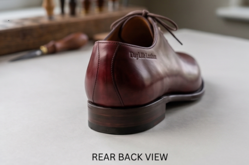 Handcrafted Premium Mahogany Leather Oxford Shoes - Daylife Leather