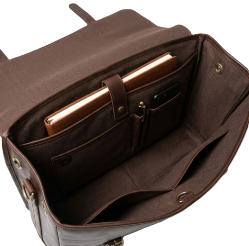 Classic Messenger Bag with Organiser Compartments | Daylife Leather