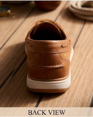 Handcrafted Men’s Tan Suede & Leather Boat Shoes - Premium Nautical Deck Loafers | DayLife Leather