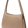 A high-quality full-grain beige leather shoulder bag from DayLife Leather