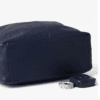 Handcrafted navy blue genuine leather hobo shoulder bag for women
