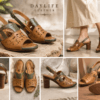 Handmade Genuine Leather Women’s Heels – Elegant Natural Style | Daylife Leather
